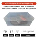 Dynasun Schuhbox PP435 Transparent Stapelbar Faltbar 30 St Bild 1