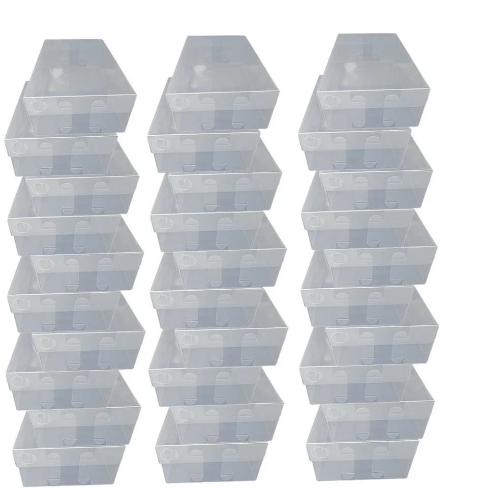 Dynasun Schuhbox PP435 Transparent Stapelbar Faltbar 30 St - Bild 2