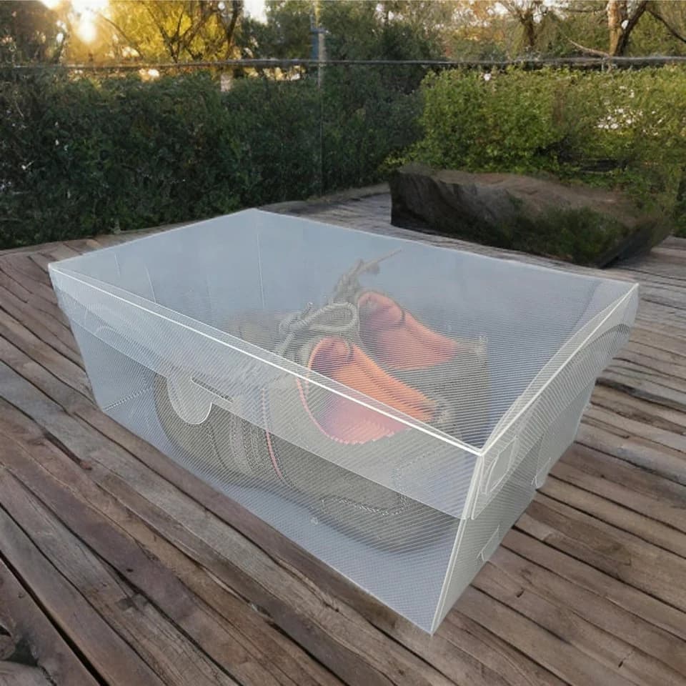 Dynasun Schuhbox PP435 Transparent Stapelbar Faltbar 30 St - Bild 4
