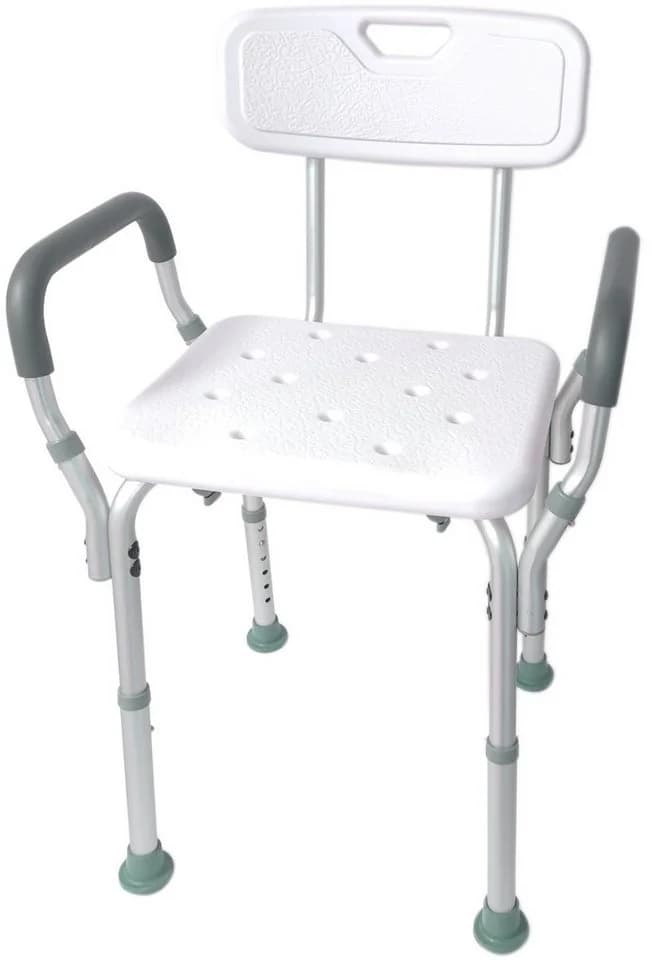 Dynasun Duschhocker B539 Höhenverstellbar mit Armlehne und Rückenlehne - Bild 2