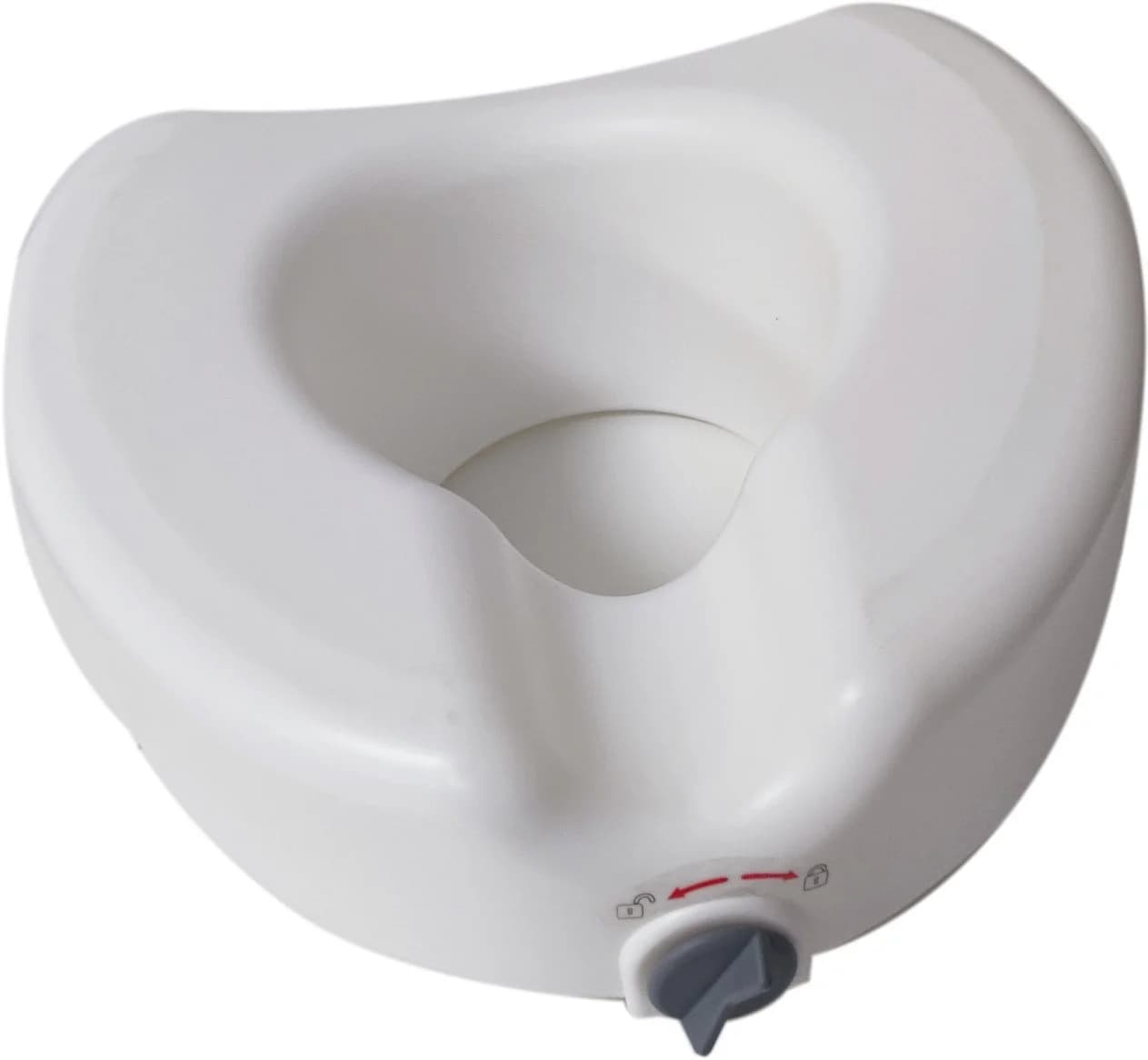 Dynasun Toilettensitzerhöhung WC-Erhöhung C614 12cm mit Hygieneausschnitt