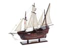 Aubaho Dekoobjekt Modellschiff Santa Maria Holz Kolumbus Flaggschiff Segelschiff Bild 2