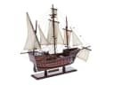Aubaho Dekoobjekt Modellschiff Santa Maria Holz Kolumbus Flaggschiff Segelschiff Bild 5