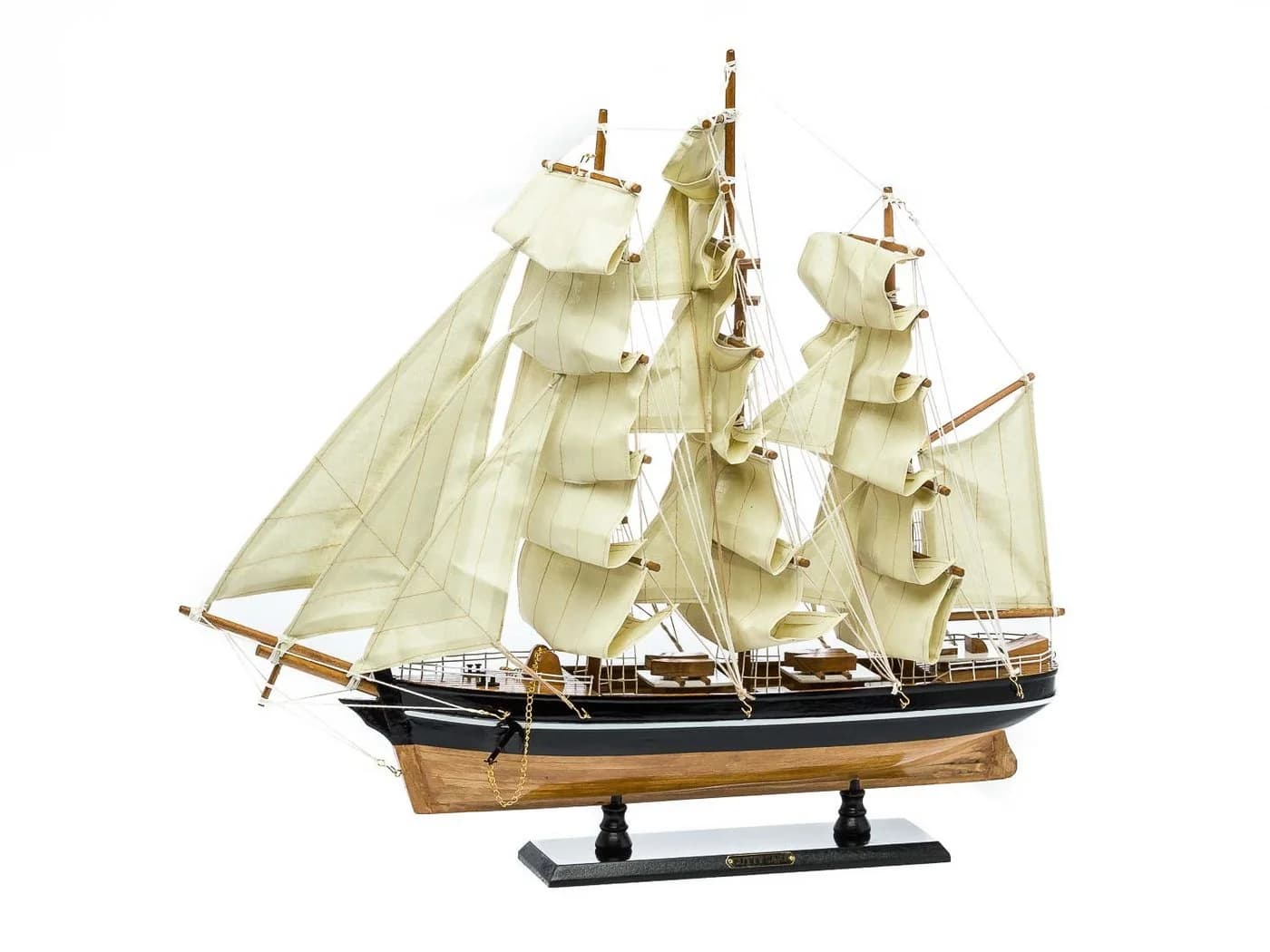 Aubaho Modellschiff Cutty Sark Segelschiff 54cm Holz - Bild 3