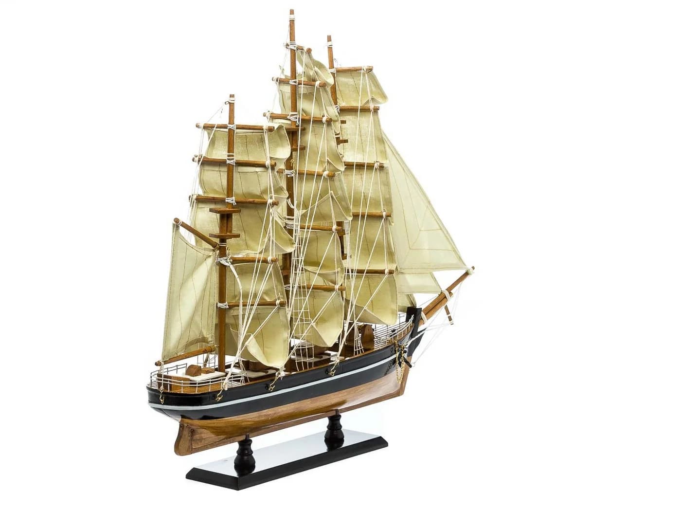Aubaho Modellschiff Cutty Sark Segelschiff 54cm Holz - Bild 5
