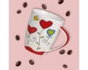 matches21 HOME & HOBBY Kaffeetassen 6er Set Bunt mit Herzen Bild 4