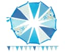 Goodymax Wimpelkette Polyester Blau 12 Wimpel 3,50m Bild 4