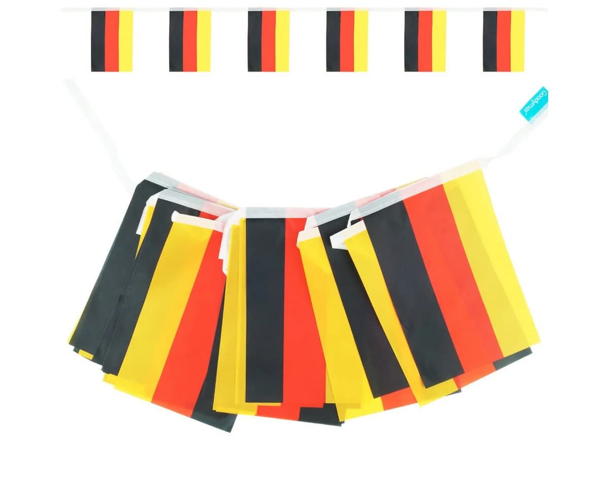 Goodymax Wimpelkette Deutschland Flaggenkette Polyester - Bild 2