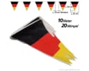 Goodymax Wimpelkette 10m Deutschland Schwarz Rot Gold Bild 1