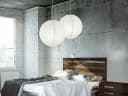 TRIO Leuchten LED Pendelleuchte Japan-Kugel Weiß Dimmbar Bild 5