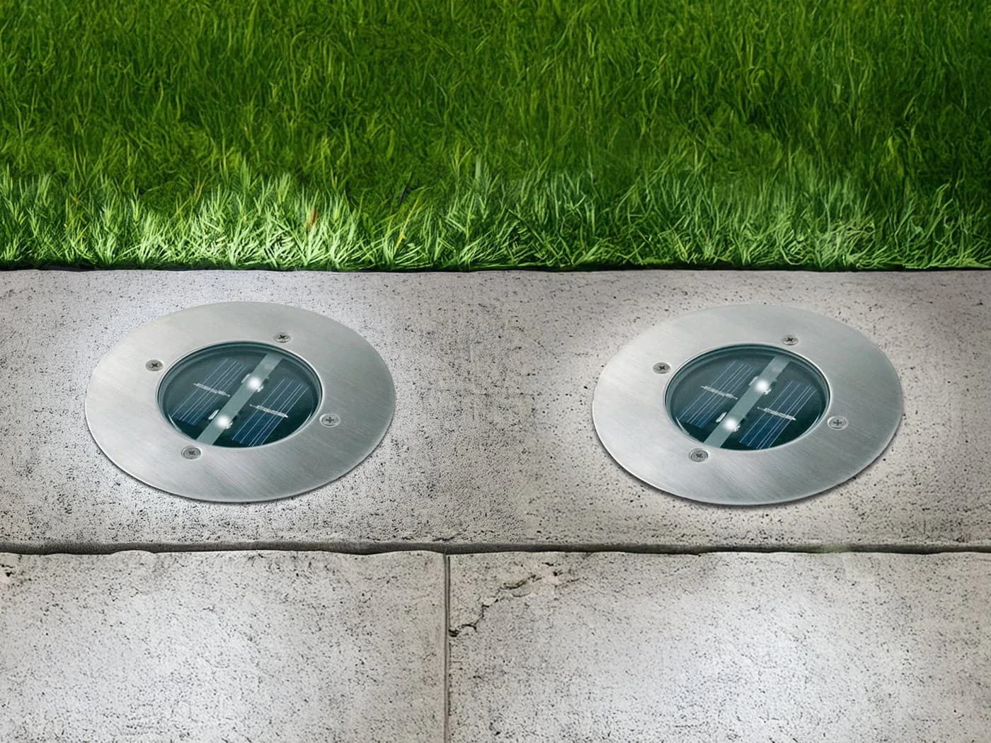 Smartwares LED Gartenstrahler Solar Neutralweiß 2er-Set - Bild 3