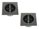 Smartwares LED Gartenstrahler 2er-Set Solar Edelstahl Silber Bild 2