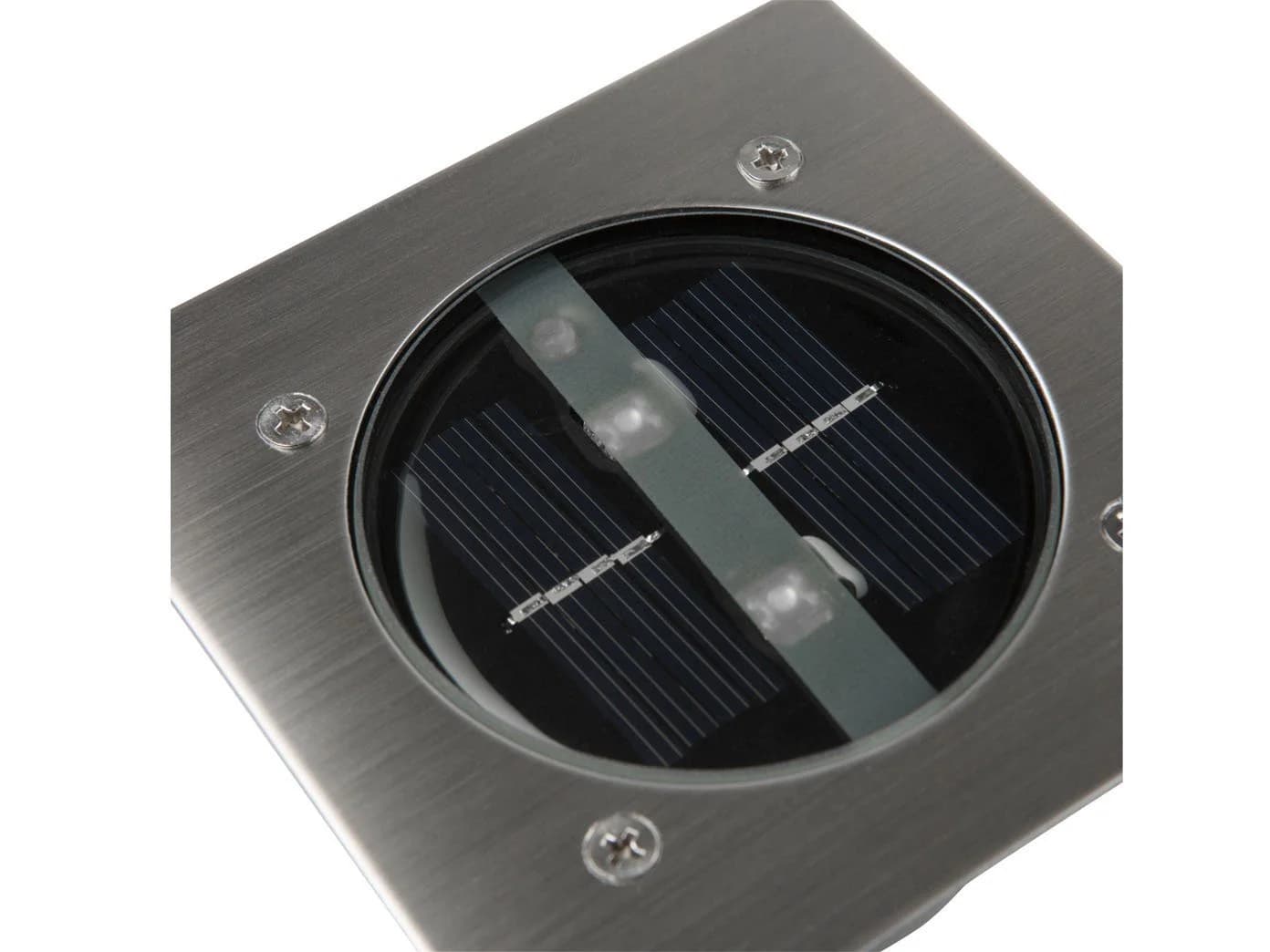 Smartwares LED Gartenstrahler 2er-Set Solar Edelstahl Silber - Bild 3