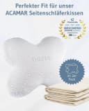 Third of Life Seitenschläferkissenbezug ACAMAR Doppelpack Baumwolle Bild 5