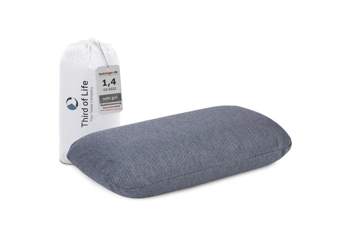 Third of Life Reisekissen VOLAR QD mit Viscoschaum & QuickDry Bezug - Bild 2