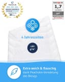 Third of Life BLANCO Ganzjahresdecke Weiß Sanitized®-Schutz Bild 1