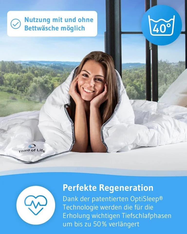 Third of Life Microfaserbettdecke AERO ActiveClima Ganzjahresdecke - Bild 4