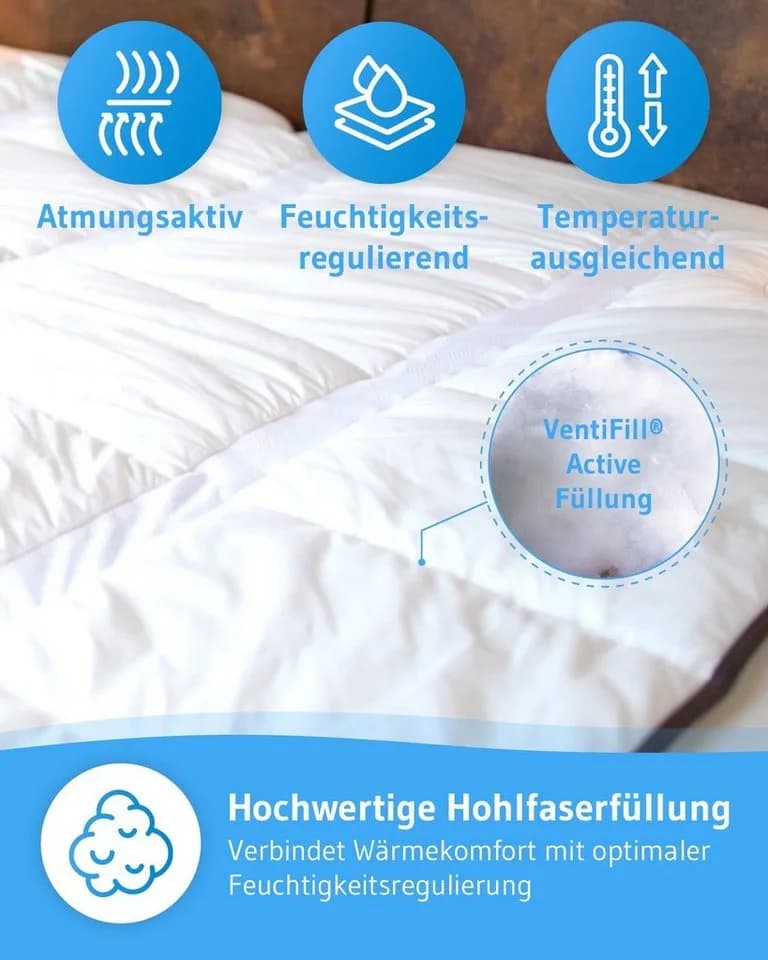 Third of Life Microfaserbettdecke AERO ActiveClima Ganzjahresdecke - Bild 5