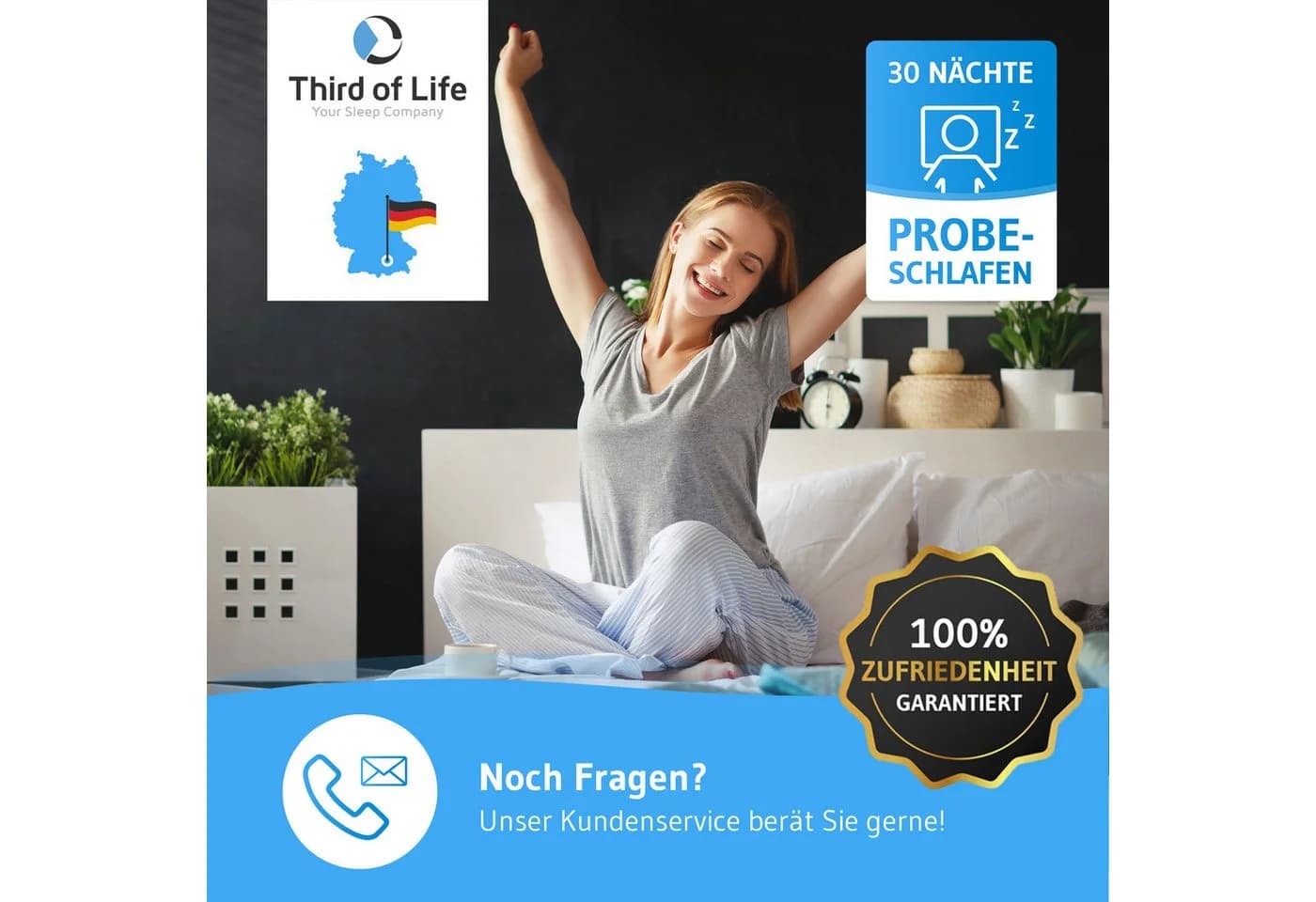 Third of Life inSPIRO Baumwollkissen Ergonomisches Nackenstütz-Kissen - Bild 5