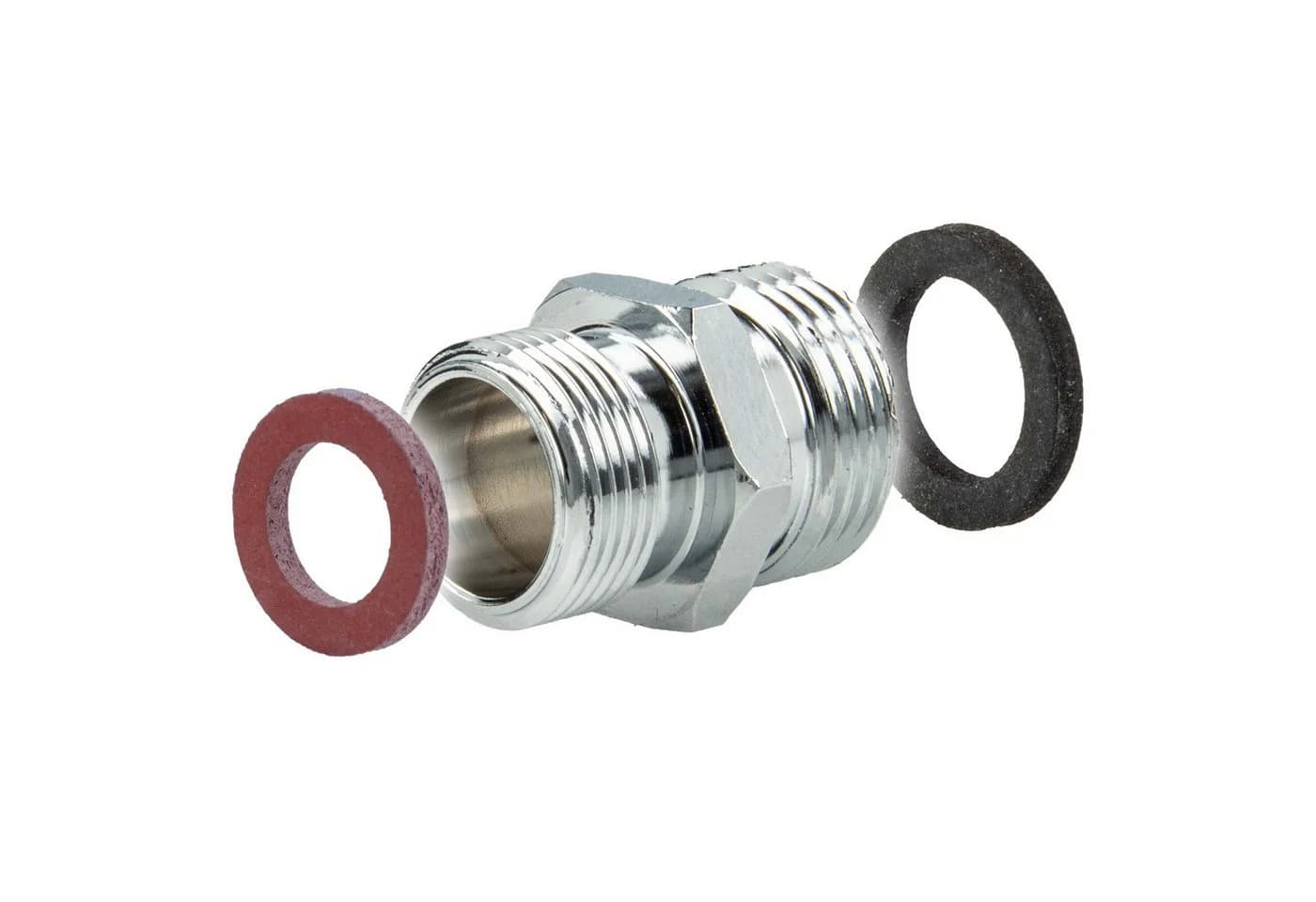 tecuro Reduzierstück M15/1 x 3/8 Zoll Außengewinde silber - Bild 2