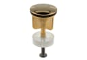 TECURO Excenterstopfen Ø 40 mm Gold für 1 1/4" Ablaufventil Bild 2