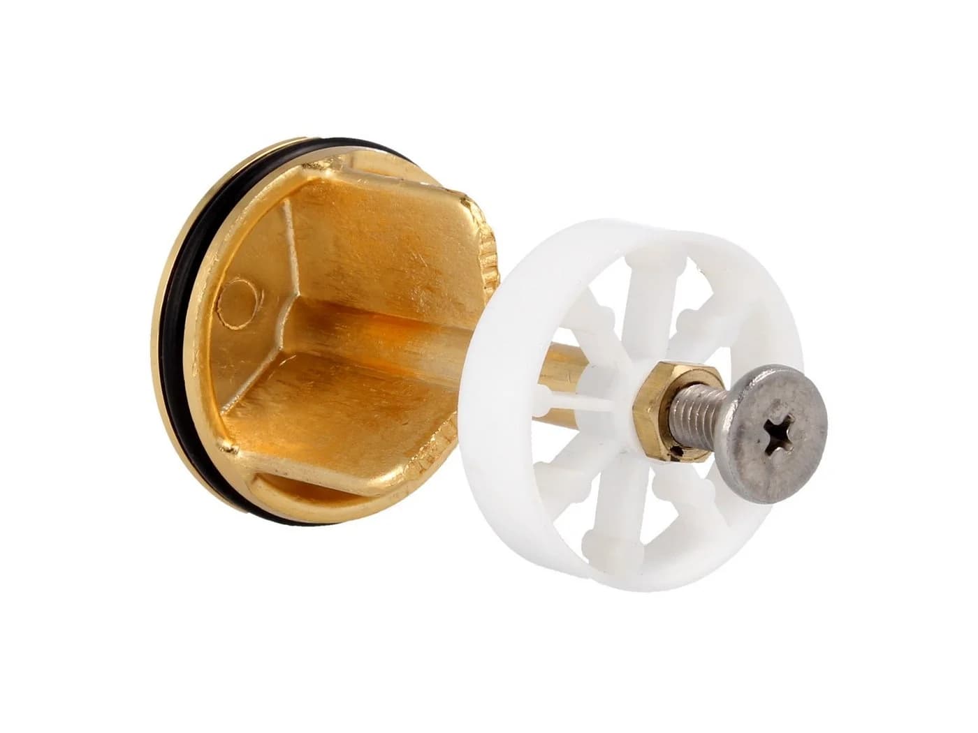 TECURO Excenterstopfen Ø 40 mm Gold für 1 1/4" Ablaufventil - Bild 5