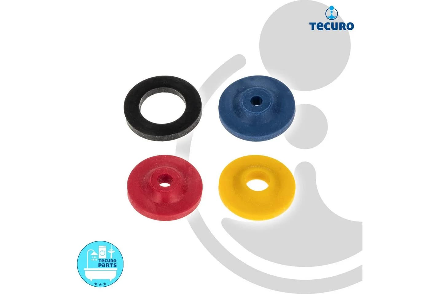 tecuro Duscharmatur Wasser-Spar-Set mit Durchflussbegrenzer