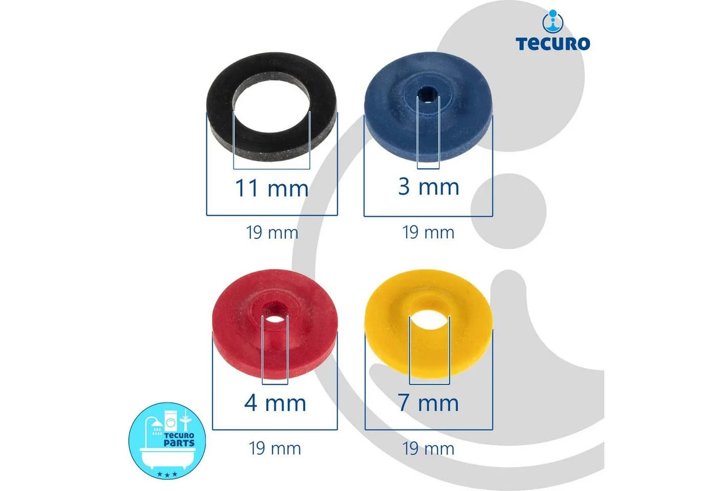 tecuro Duscharmatur Wasser-Spar-Set mit Durchflussbegrenzer - Bild 3