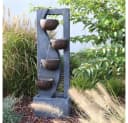 Wacredo Gartenbrunnen Malaysia Anthrazit/Bronze Premium Wasserspiel Bild 1