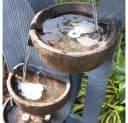 Wacredo Gartenbrunnen Malaysia Anthrazit/Bronze Premium Wasserspiel Bild 4