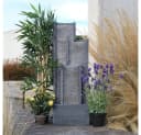 Wacredo Gartenbrunnen Venezuela Premium Wasserspiel Grau LED Bild 1