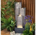 Wacredo Gartenbrunnen Venezuela Premium Wasserspiel Grau LED Bild 2