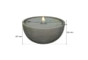 Wacredo Gartenbrunnen Palau Premium Wasserspiel Sandfarben Bild 4