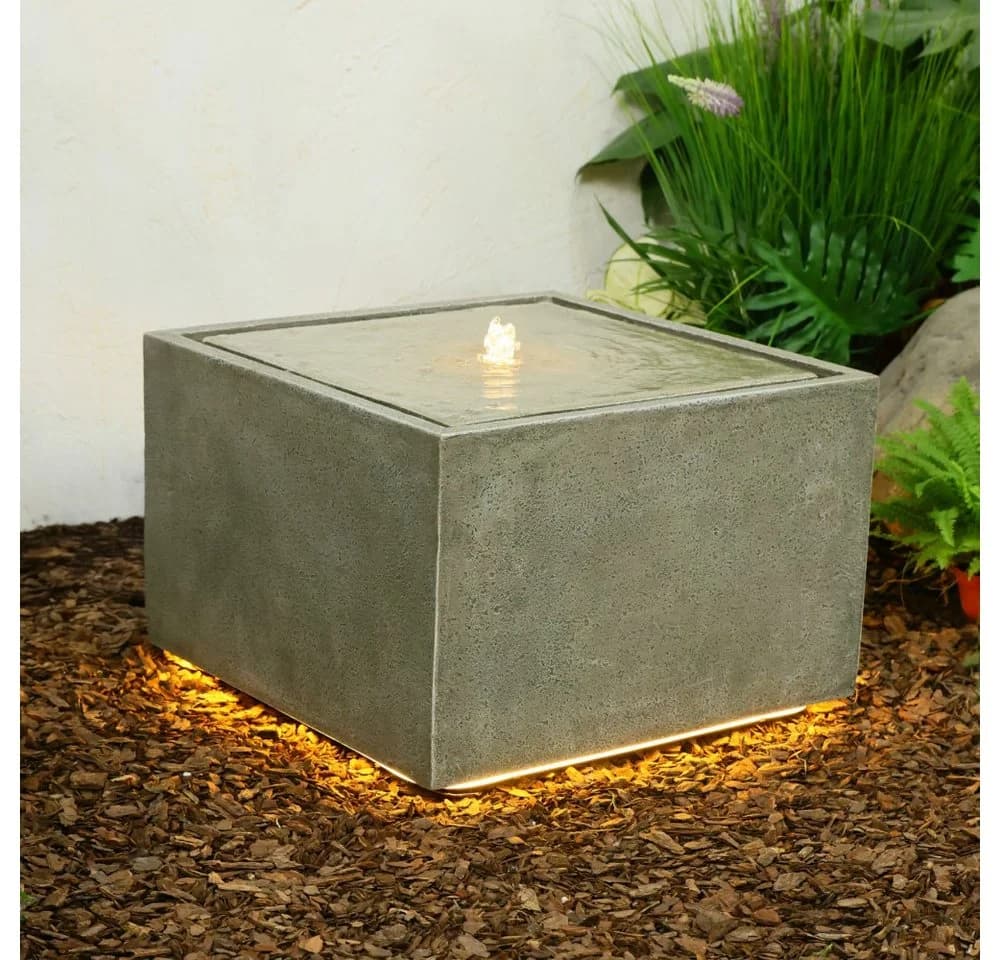 Wacredo Gartenbrunnen Premium Wasserspiel Komplettset Manila Sand - Bild 4