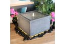 Wacredo Gartenbrunnen Manila Grau Polyresin mit LED-Beleuchtung Bild 4