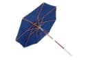 anndora Sonnenschirm 3m rund navy blau Dreh-Kipp-Mechanismus Bild 1