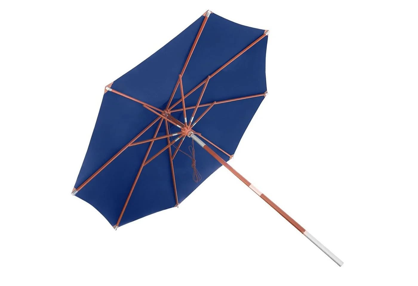 anndora Sonnenschirm 3m rund navy blau Dreh-Kipp-Mechanismus