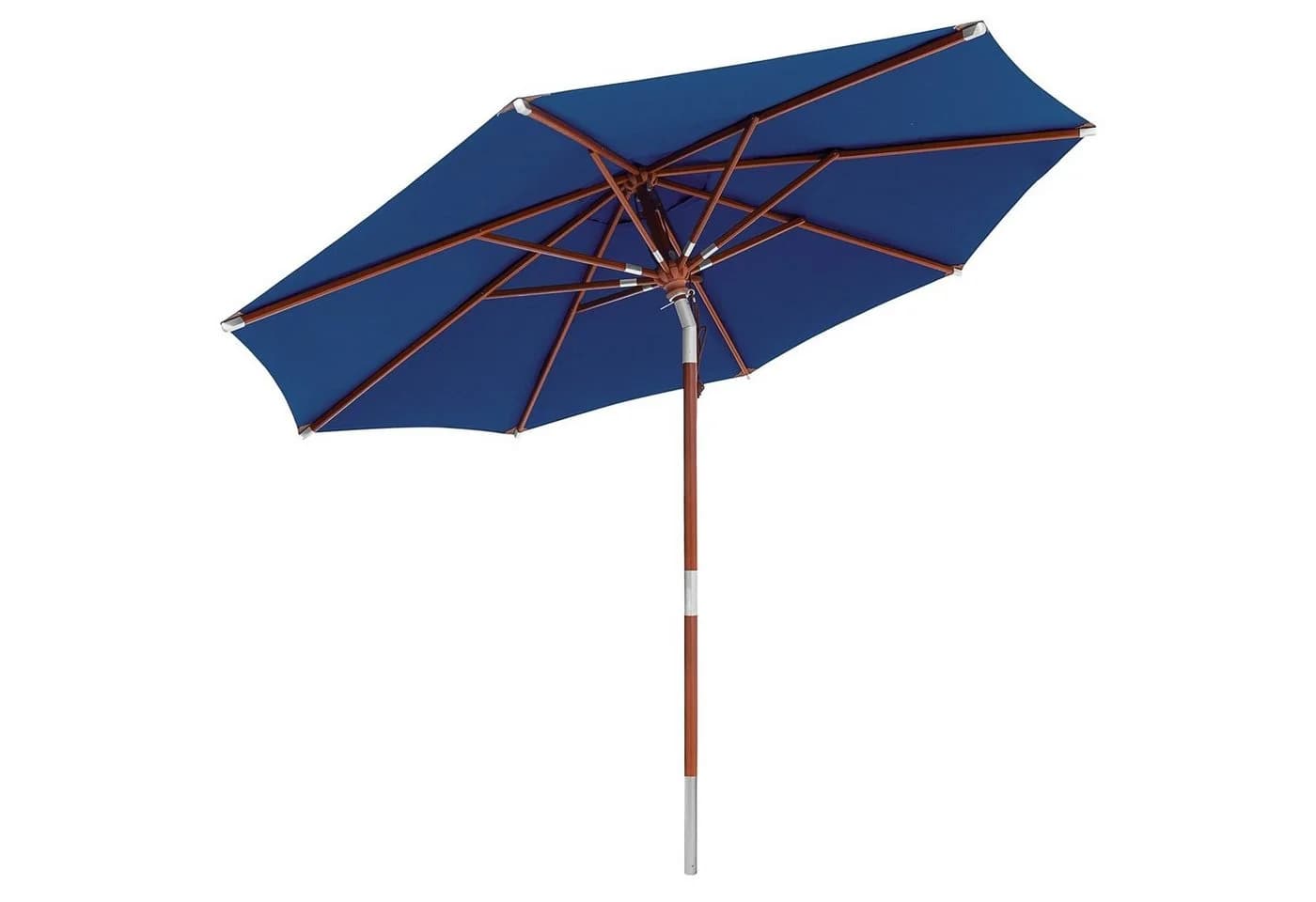 anndora Sonnenschirm 3m rund navy blau Dreh-Kipp-Mechanismus - Bild 2