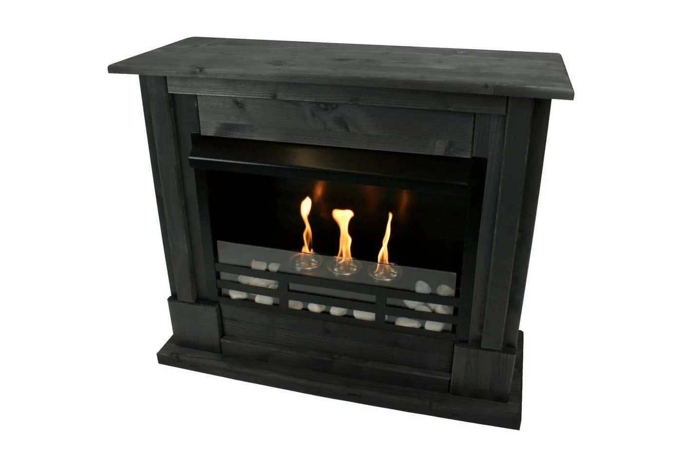 Kaminbau Mierzwa Dekokamin Emily Premium Schwarz Bio-Ethanol - Bild 2