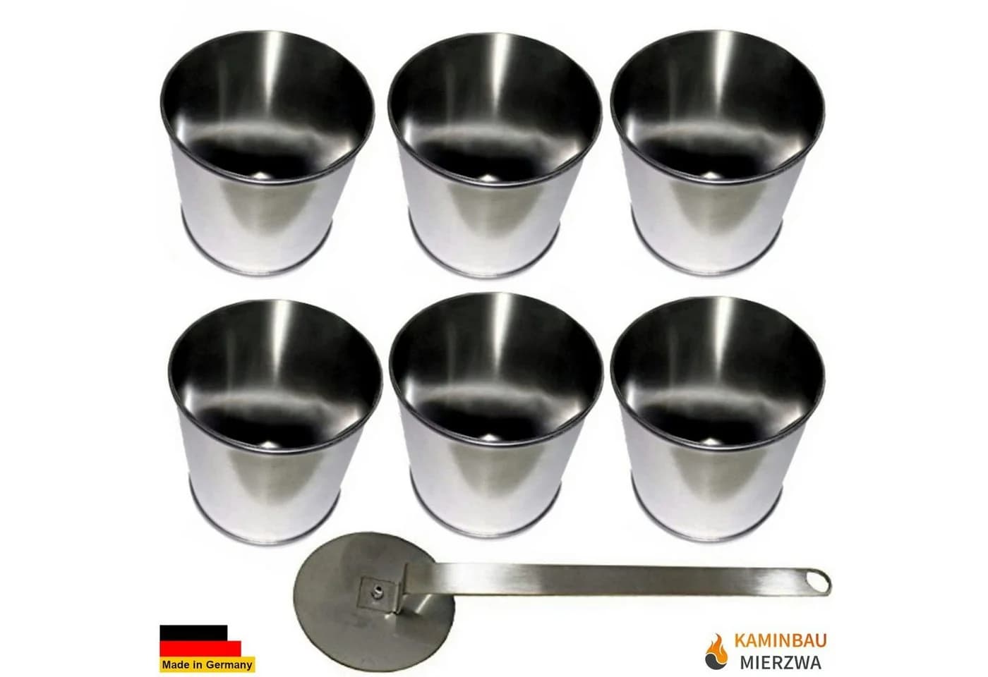 Kaminbau Mierzwa Dekokamin Aurora Bio-Ethanol Weiß inkl. Zubehör