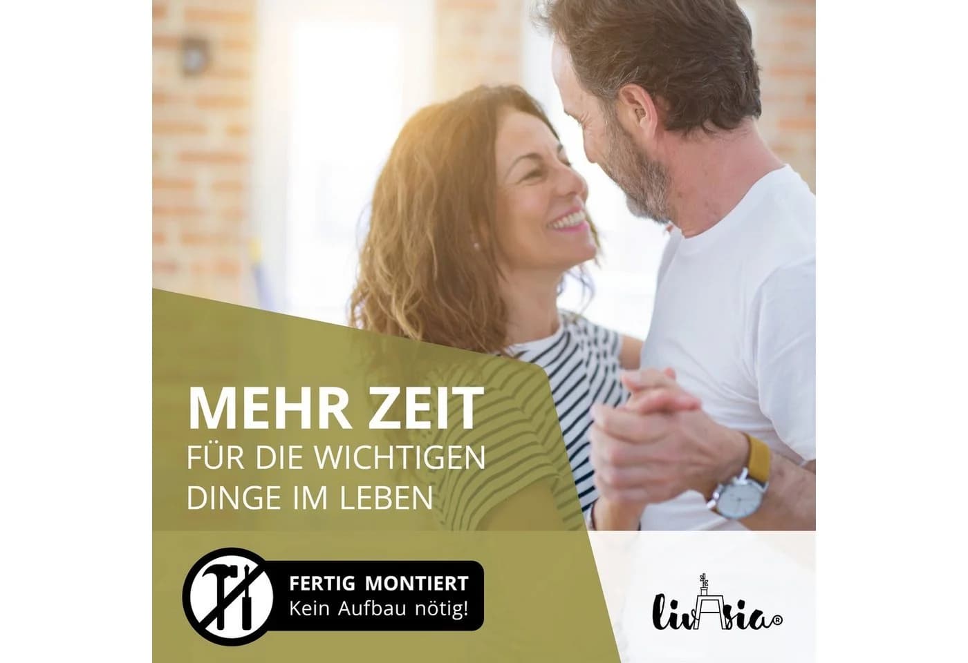 Livasia Holzelefant mit Glitzersteinen Rüssel hängend - Bild 4