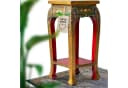 livasia Opiumtisch Glasmosaik Rot/Gold Handgefertigt Bild 2