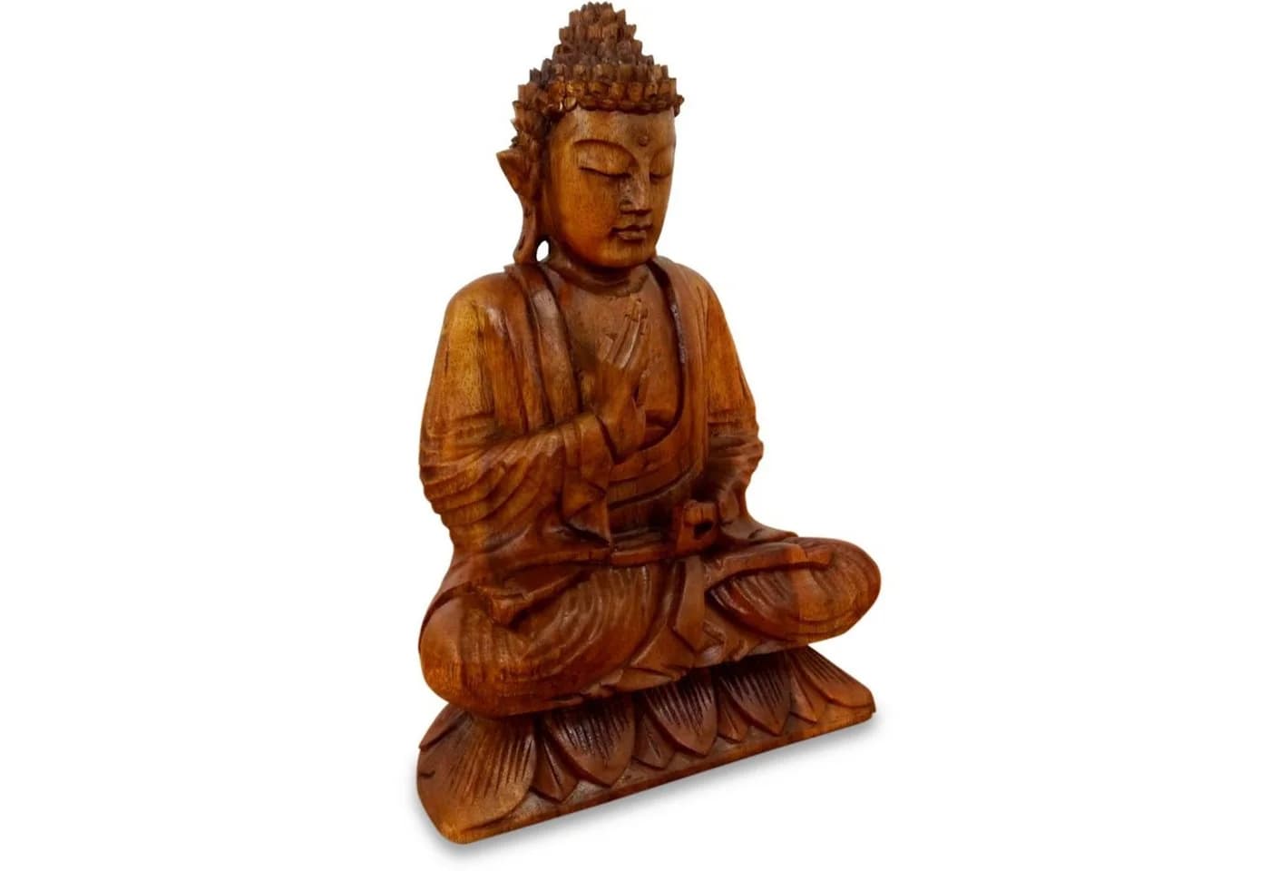 livasia Buddhafigur Bali aus Holz Deko 32 cm - Bild 2