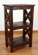 livasia Nachttisch Balinesisches Regal Albiziaholz Braun Bild 1