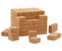 KORXX Natur-Bausteine aus Kork, 60 Stück - Bauklotz-Spielbausteine Bild 2