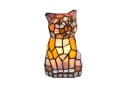 BIRENDY Stehlampe Tiffany Style Katze Glaslampe Bunt Bild 2