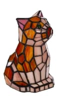BIRENDY Stehlampe Tiffany Style Katze Glaslampe Bunt Bild 3