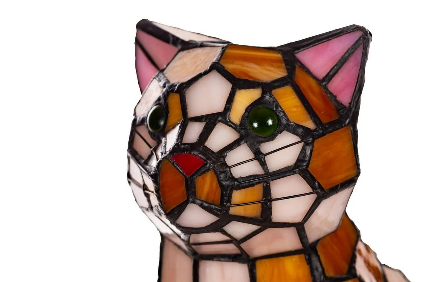BIRENDY Stehlampe Tiffany Style Katze Glaslampe Bunt - Bild 4