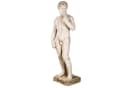 BIRENDY Dekofigur David Statue 108cm Antikbeige Polyresin Bild 2