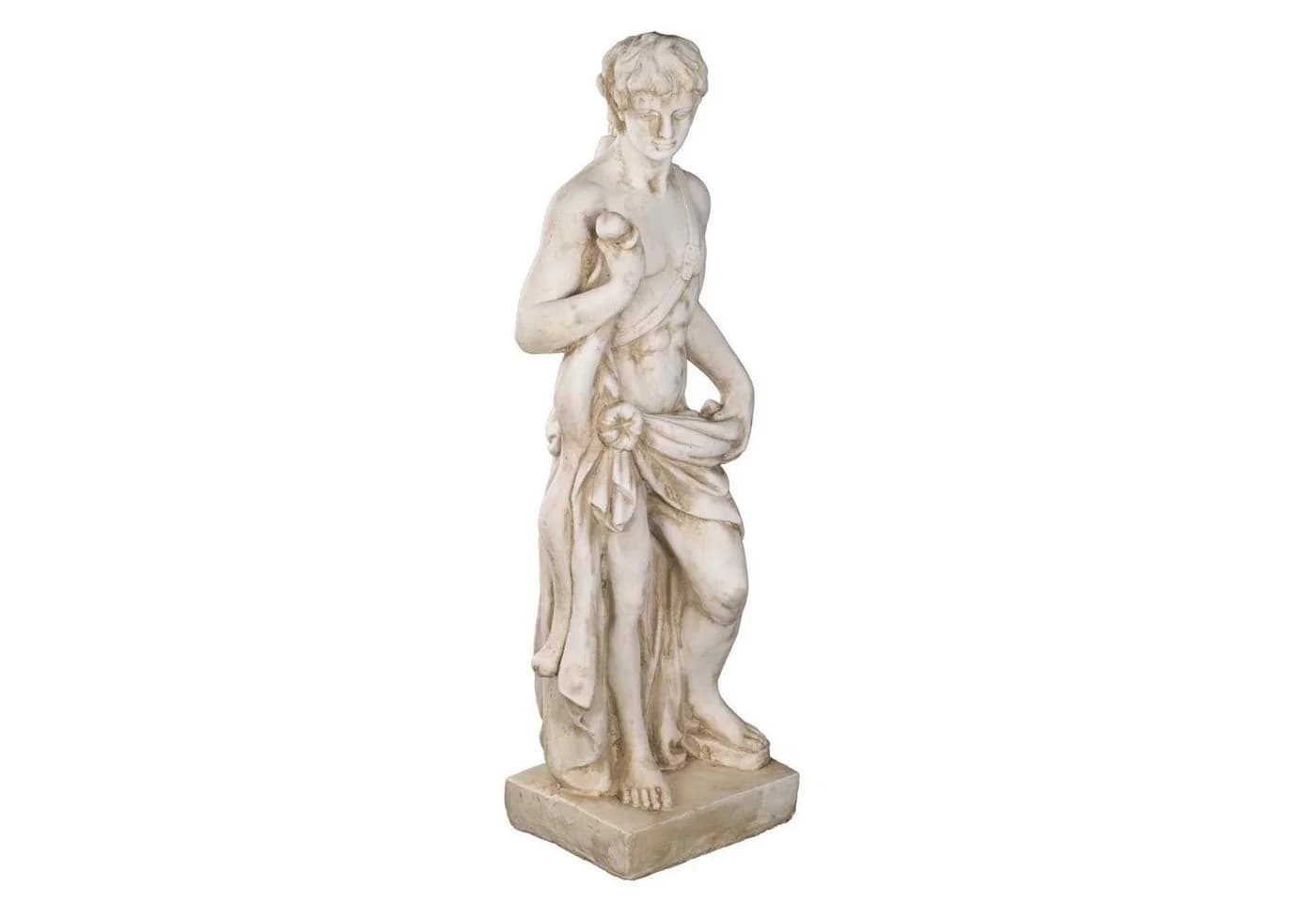 BIRENDY Dekofigur Statue 86cm Antikbeige Gartenfigur - Bild 2